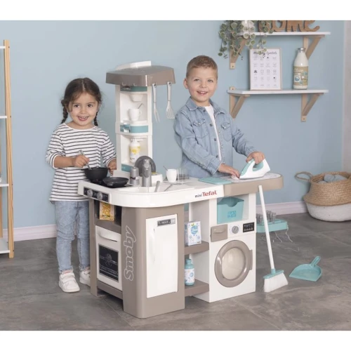 Интерактивный набор Smoby 2в1 Тефаль Кухня + Прачечная (311050) фото 12
