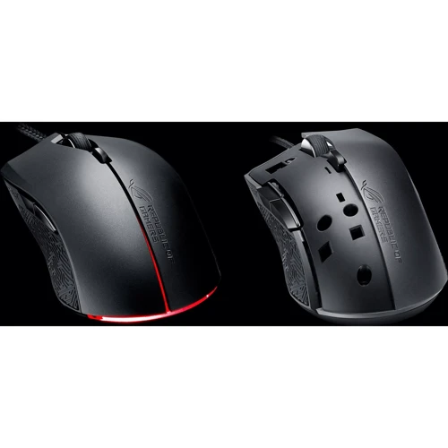 Мишка ASUS Strix Evolve (90MP00J0-B0UA00): Ергономіка симетрична