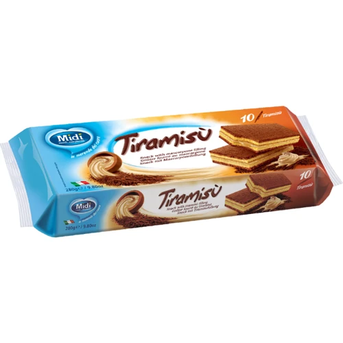 Бисквитные пирожные Midi Ciao Tiramisu, 280 г (WT4481)