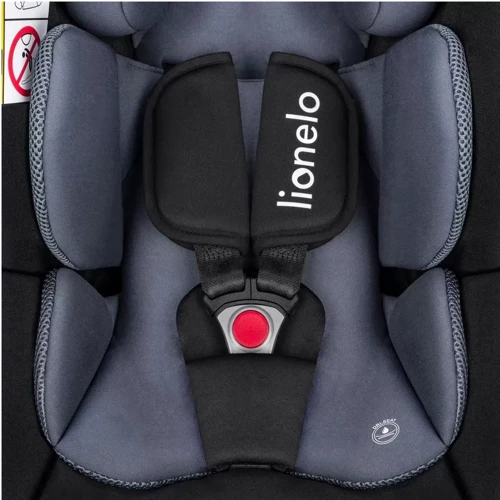 Автокресло Lionelo Astrid i-Size Black Grey: Внутренние ремни 3-x точечные