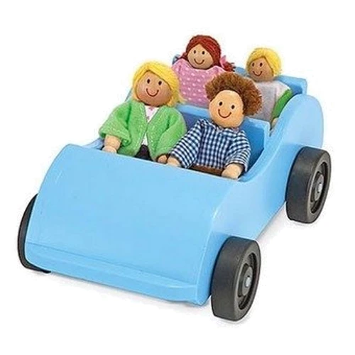 Melissa & doug MD2463 Wooden Car & Pose-able (Ігровий набір Дорожня машинка з ляльками) (MD2463): Виробник Melissa&Doug