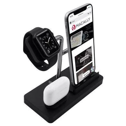 Док-станція Macally Dock Stand Black (MWATCHSTAND3) for Apple iPhone, Apple Watch and Apple AirPods фото 5