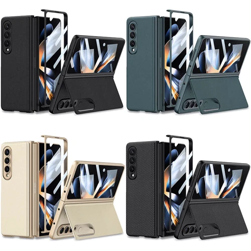 Аксессуар для смартфона GKK Leather Wallet with Stand Carbon for Samsung F936 Galaxy Fold 4: Совместимость Samsung F936 Galaxy Fold 4