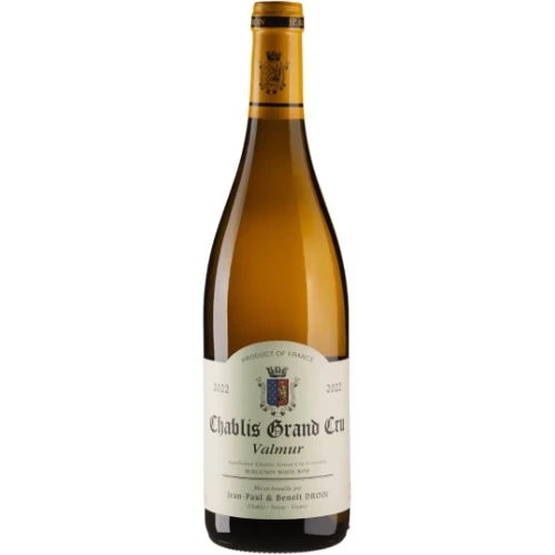 Вино Droin Chablis Valmur 2022 белое сухое 0.75 л (BWT4157)