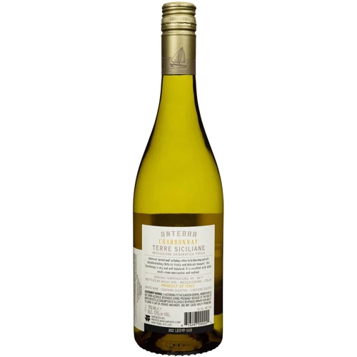 Вино Anterra Chardonnay Terre Siciliane IGT біле сухе 12% 0.75 л (FSH_813297000024): Країна виробник Италия