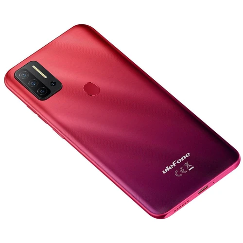 Смартфон Ulefone Note 11P 8/128GB Red: Камера Четверная 48 Мп f/1.8 + 8 Мп f/2.2 + 2 Мп f/2.6 + 2 Мп f/2.4 / двойная LED вспышка / автофокус / фронтальная 8 Мп f/1.8