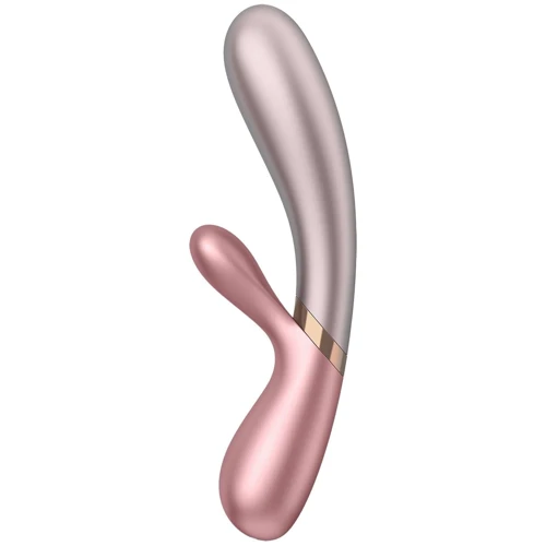 Смарт вібратор-кролик із підігрівом Satisfyer Hot Lover Pink