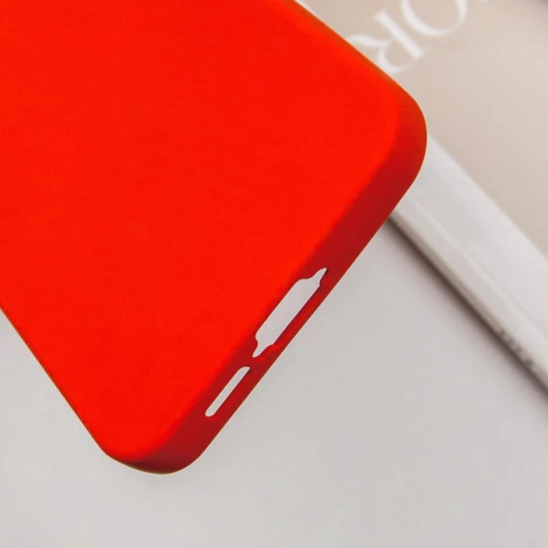 Чехол для телефонов TPU Case Getman Liquid Silk Full Camera Red for Samsung S721 Galaxy S24 FE: Пленка в комплекте нет