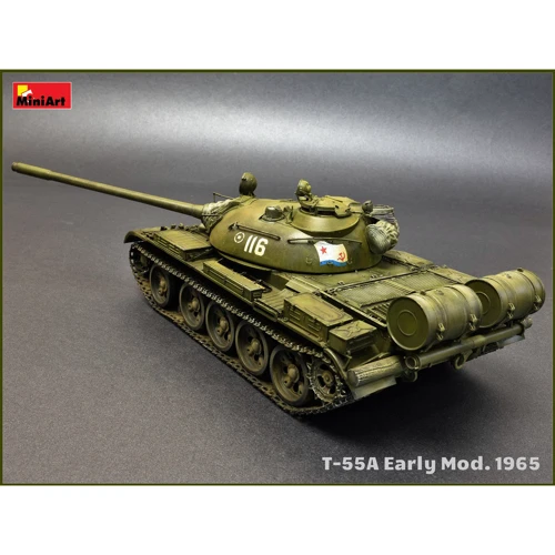 Збірна модель MiniArt Радянський середній танк Т-55А зразка 1965 р ранній (MA37057) фото 7