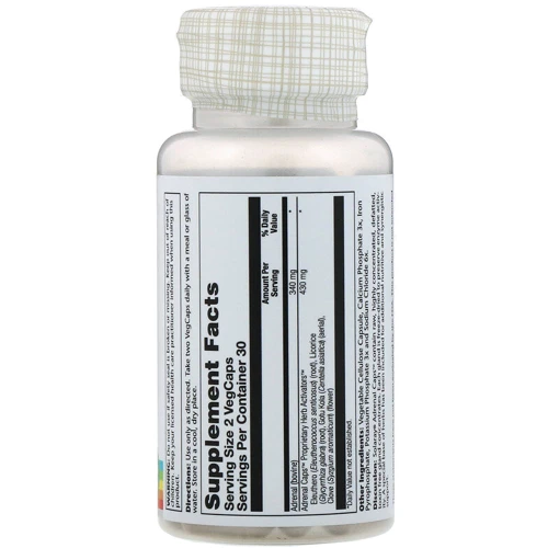 Solaray Adrenal Caps, 60 VegCaps (SOR-05100): Стать унісекс