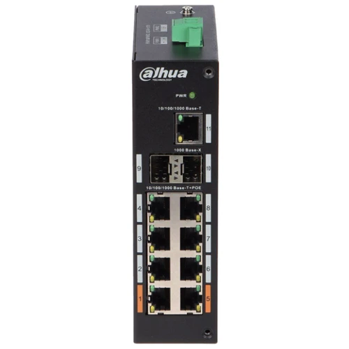 Сетевой коммутатор Dahua DH-PFS3211-8GT-120: Порты комбинированный