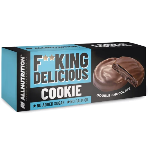 Печиво Allnutrition Fitking Delicious cookie 128 g / 1 serving / Double Chocolate: Форма випуску печиво