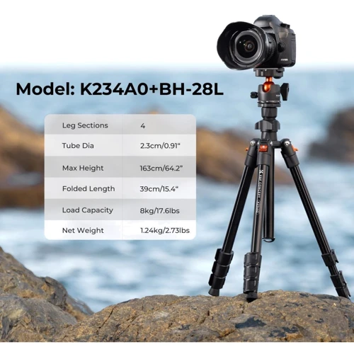 K&F Concept K234A0+BH28L (KF09.101V1): Тип штатива напольный