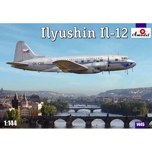 Модель Amodel Пассажирский самолет Ил-12 (AMO1445)