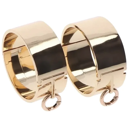 Наручники металлические Taboom Slave Wrist Cuffs (золотой)