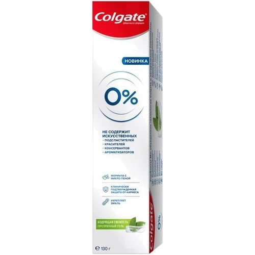 Colgate Зубная паста 0% Бодрящая свежесть 130 мл: Страна производитель Польша