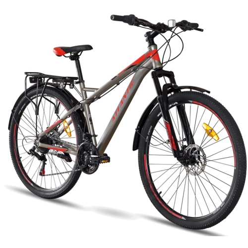 Велосипед Atlantic 2022' 27.5" Proton NX A2NX-2743-GR M/17"/43см (1674) grey/red