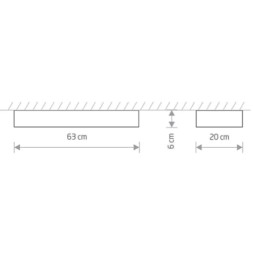 Світильник Nowodvorski 7526 Soft led T8LED 2x11W 3000K: Призначення Универсальное, Для спальни, Для гостиной