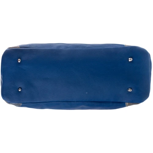 Женская сумка тоут Laskara синяя (LK-10242-blue): Застежка Молния