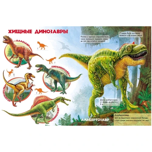Моя первая книга. О динозаврах: Количество страниц 16