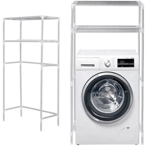 Полка-стеллаж Stenson над стиральной машиной 65х24х154 см (R30894): Тип Полочка