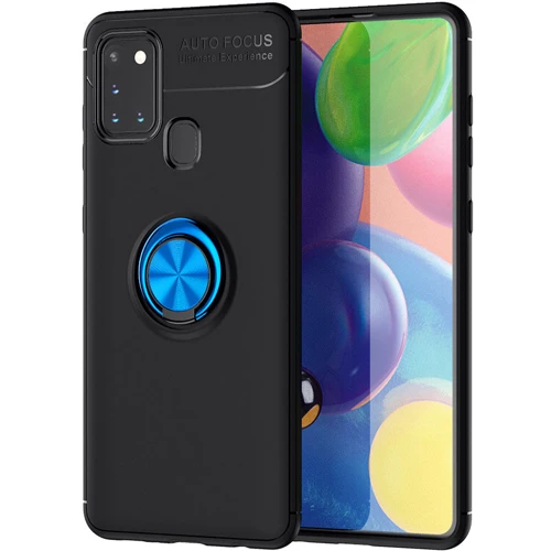 

Tpu Case Tpu Pc Deen ColorRing Magnetic Holder Black/Blue for Samsung A217 Galaxy A21s