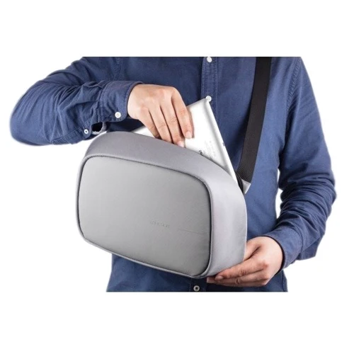 Мужская сумка-слинг антивор XD Design Bobby Sling серая (P705.782): Страна производитель Китай
