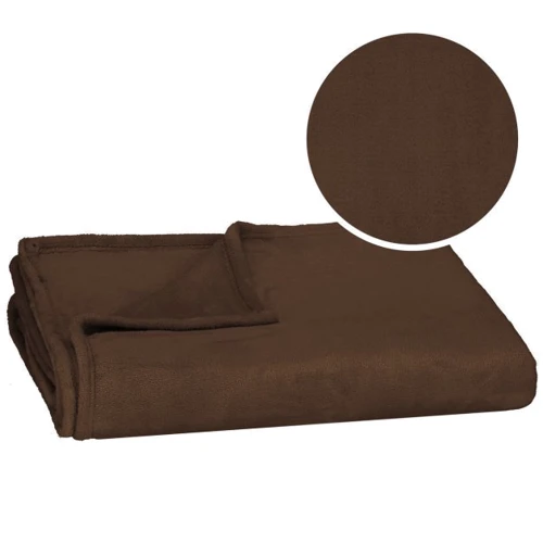 Плед Springos Luxurious Blanket 150x200 см коричневый (HA7199): Материал полиэстер