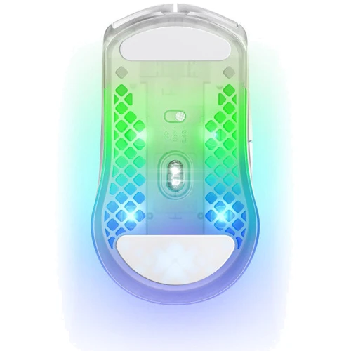 Мышь SteelSeries Aerox 3 WL Ghost (62610): Эргономика симметричная для левшей
