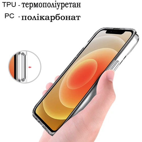 Чохол для iPhone BeCover Space Case Transparancy для iPhone 14 Plus (708582): Матеріали поликарбонат и полиуретан