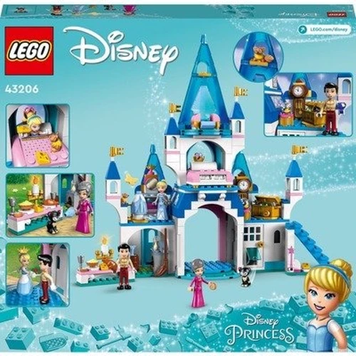 Конструктор LEGO Disney Princess Замок Золушки и Прекрасного принца (43206): Рекомендуемый возраст 5+