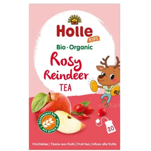 Чай Holle Rosy Reindeer фруктовий для дітей та дорослих органічний 44 г (7640161877627)