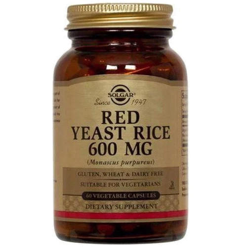 

Solgar Red Yeast Rice Vegetable 60 Capsules