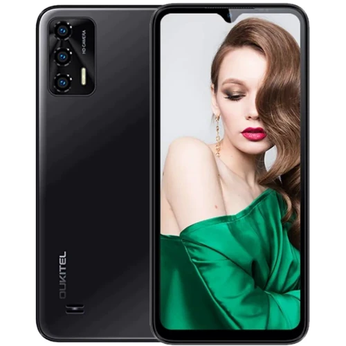 Смартфон Oukitel C31 3/16GB Black: Дисплей 6.52" IPS (1600x720 точек) / 269ppi
