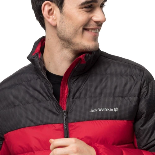 Пуховик Jack Wolfskin Dna Tundra Jkt M 1206621-2102 48 красный зимний с капюшоном: Тип застежки На молнии