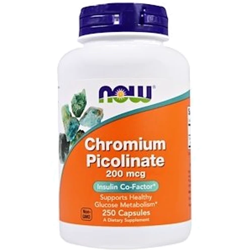NOW Foods Chromium Picolinate 200 mcg 250 caps