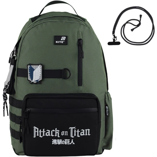 Рюкзак Kite AT25-949L Education Teens 949L Attack on Titan: Вікова група от 12 до 16 лет