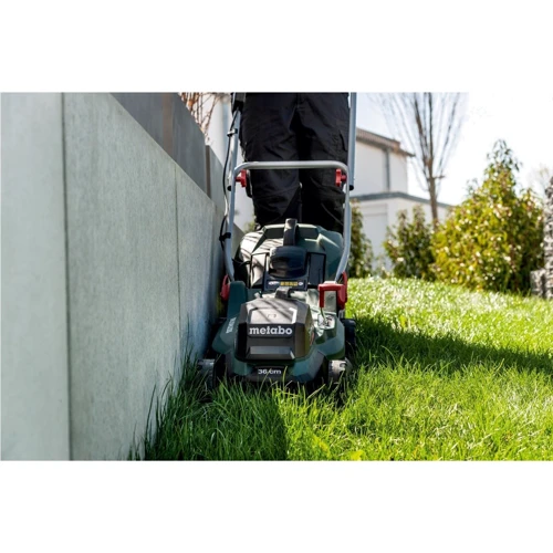 Газонокосилка Metabo RM 36-18 LTX BL 36 аккумуляторная (601716650): Вес, кг 12.6