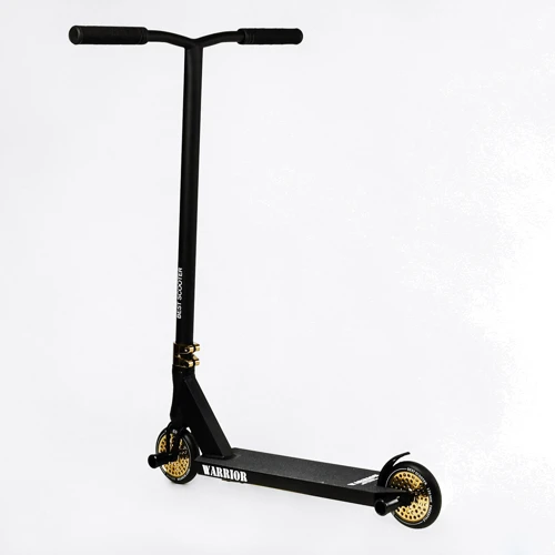 Самокат трюковий Best Scooter Warrior Black and Gold (112766) фото 7