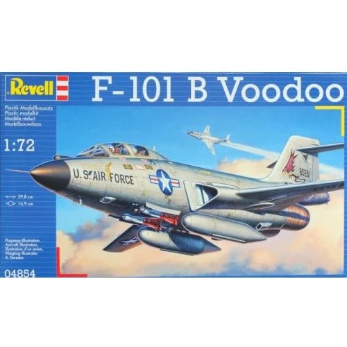 Модель Revell Истребитель-перехватчик F-101B VOODOO 1:72 (4854)