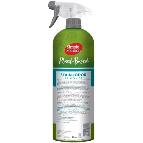 Жидкое средство растительного происхождения Simple Solution Plant-Based Stain and Odor Remover для нейтрализации запахов и удаления стойких пятен от жизнедеятельности домашних животных 945 мл (ss13861 фото 6