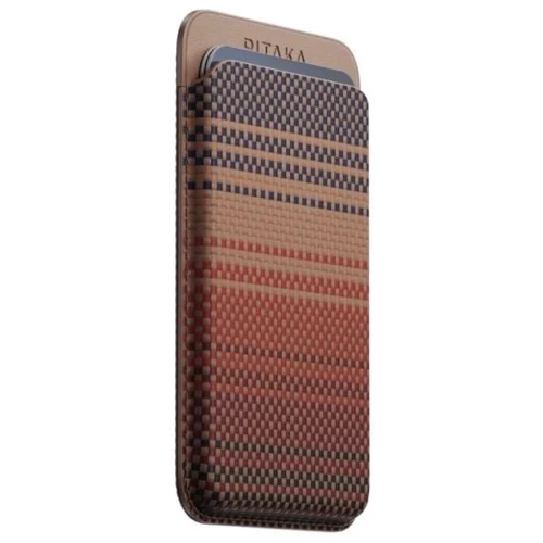 Чехол для iPhone Pitaka Magnetic Woven Wallet Sunset (MWW2402)