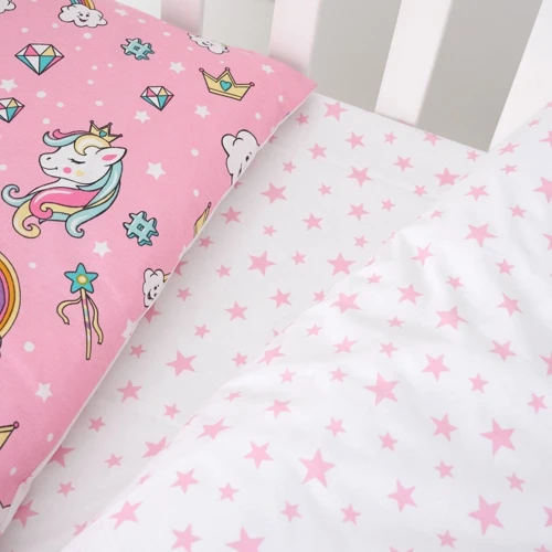Комплект постільної білизни Twins Unicorn рожевий (3021-TU-08)