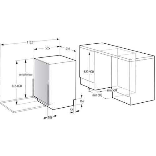 Встраиваемая посудомоечная машина Gorenje GV16D5 фото 7