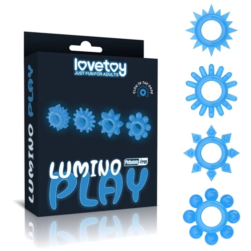 Набор из 4 эрекционных колец LoveToy Lumino Play Penis Ring: Производитель LOVETOY