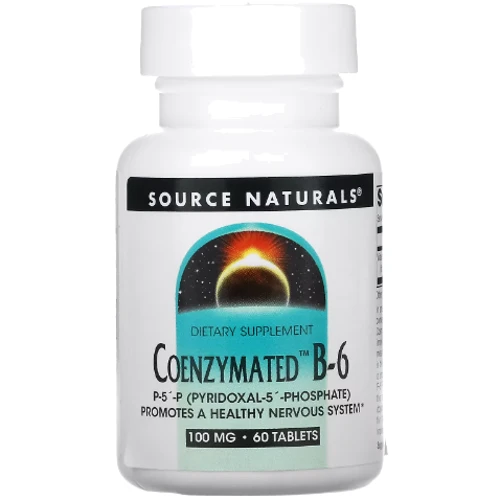 Source Naturals Coenzymated В6 100 mg 60 tab / 60 servings