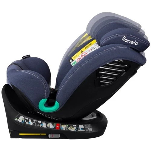 Детское автокресло Lionelo Bastiaan One I-size Blue Navy (LO-BASTIAAN ONE I-SIZE BLUE NAVY): Крепление Isofix ISOFIX - Якорный ремень Top Tether