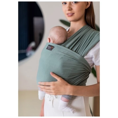 Слінг-шарф Love & Carry Базилік, бірюзовий (LC425 Трикотаж)