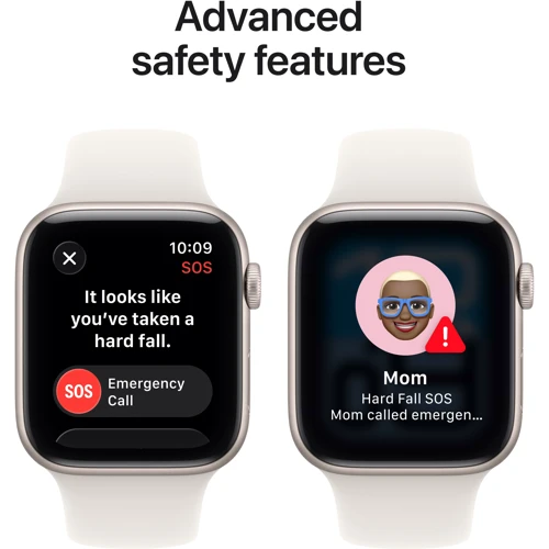 Apple Watch SE 3 GPS 40mm Starlight Aluminium Case with Starlight Sport Band - M/L (MEH54)