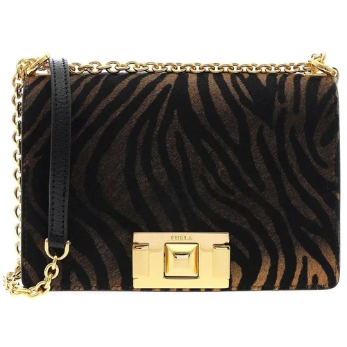 Женская сумка кросс боди Furla Mini черная (1033506)